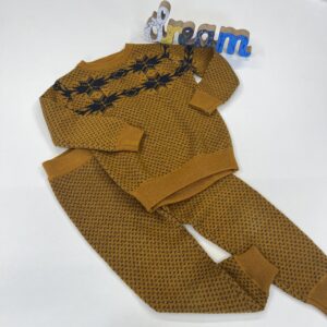 set pantaloni lana