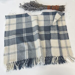 Poncho țesătură lână